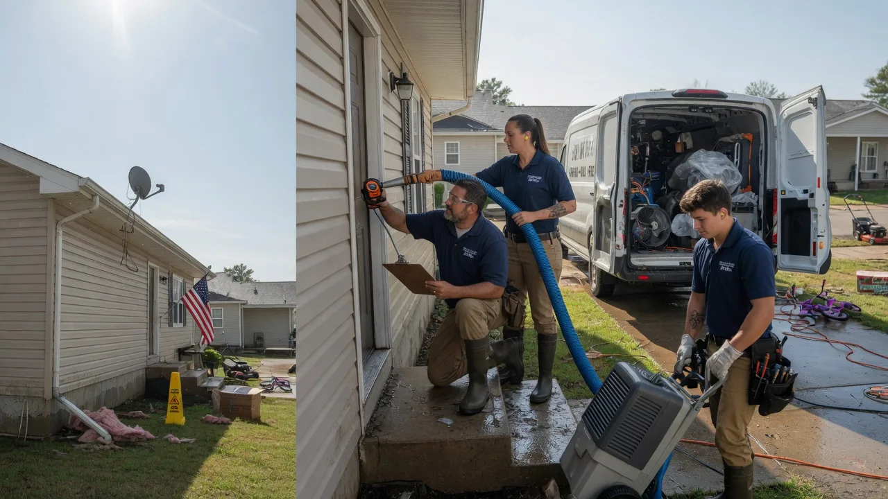 Ceiling Water Damage Restoration in Claremore, OK near me